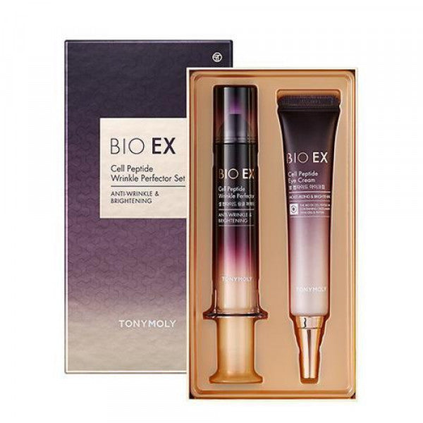 韓國美妝 - TONYMOLY BIO EX胜肽活膚抗皺完美精華套裝